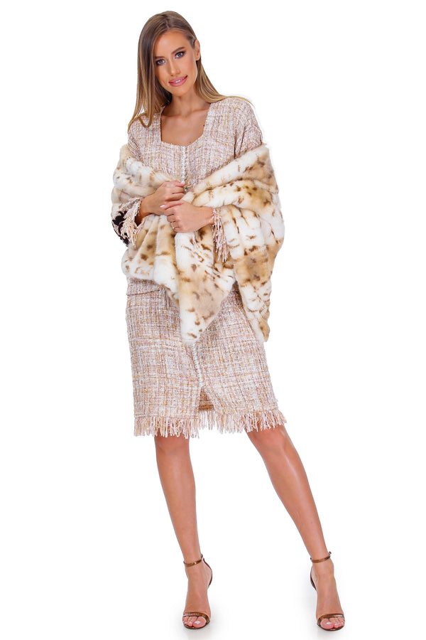 Rochie lana cu nasturi din perle  Liza Panait Liza Panait Online Boutique